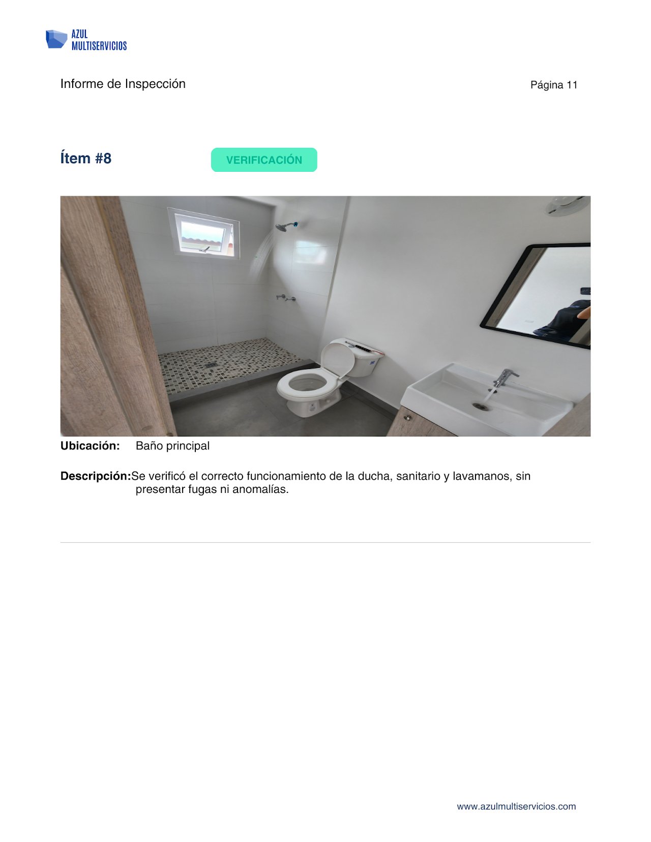 Ejemplo de verificación